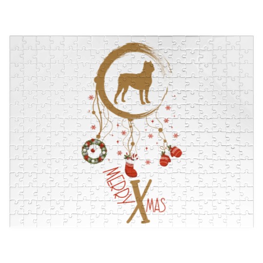 dog dreamcatcher Christmas Cane Corso Jigsaw Puzzles