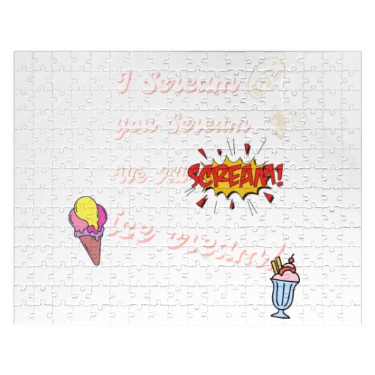 we all scream iceceam Jigsaw Puzzles