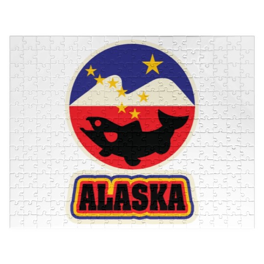 US States ALASKA Jigsaw Puzzles