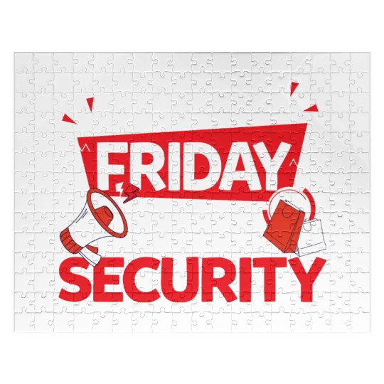 Black Friday Team Security for Shopping Fans and Jigsaw Puzzles