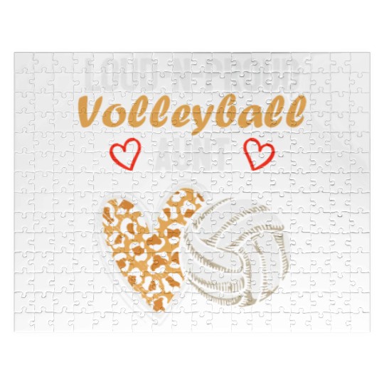 Loud-N-Proud Volleyball Aunt Birthday Party Family Jigsaw Puzzles