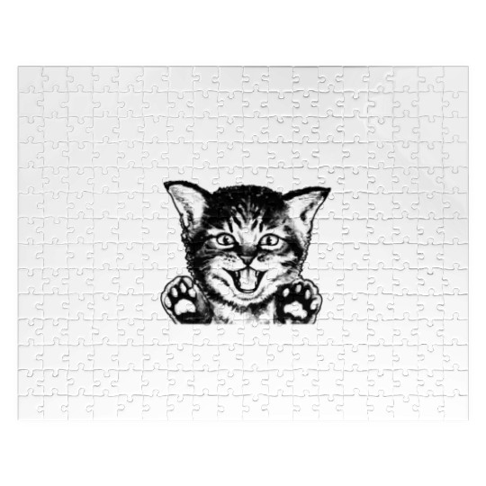 Best Cat Mom Ever Happy Kitten w Jigsaw Puzzles