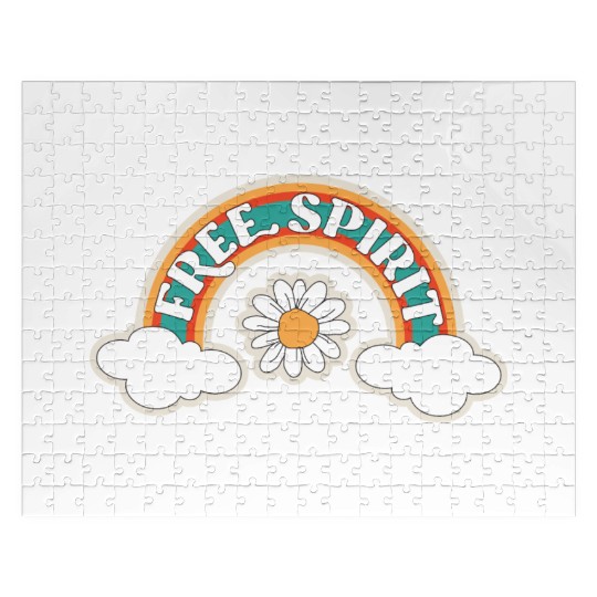 Free spirit affirmation Jigsaw Puzzles