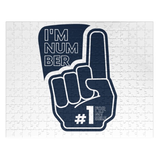 I'm number 1 affirmation Jigsaw Puzzles