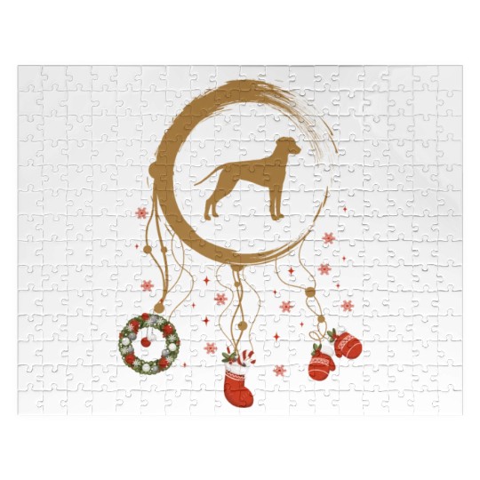 dog dreamcatcher Christmas Dalmatian Jigsaw Puzzles