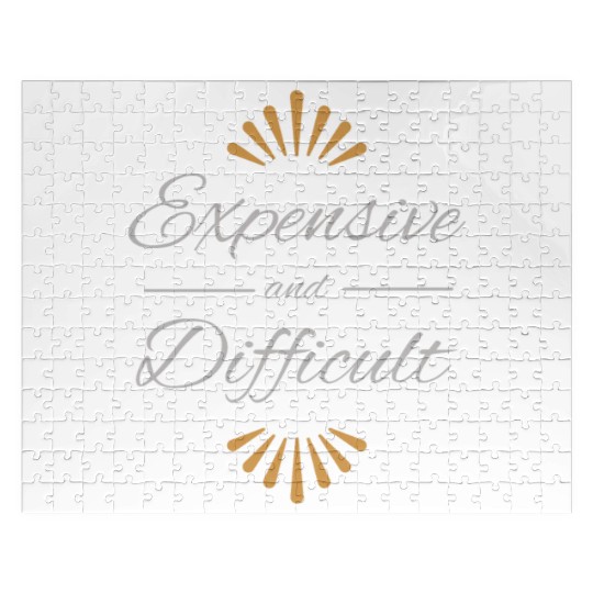 Expensive and Difficult Jigsaw Puzzles