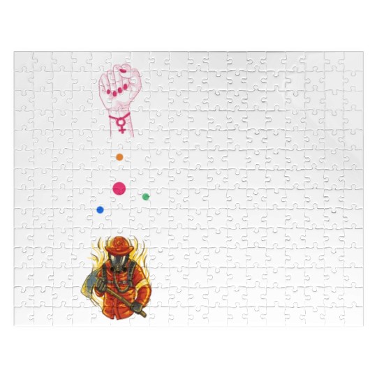 Pro Choice Pro Science Pro Firefighter Liberal Dem Jigsaw Puzzles