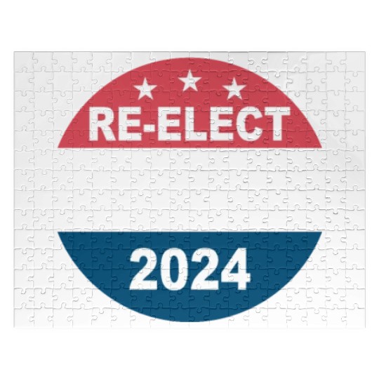 Re-Elect Joe Biden 2024 Democrats Jigsaw Puzzles