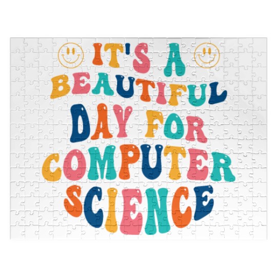 Its a beautiful Day for Computer Science Jigsaw Puzzles