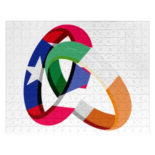 Puerto Rico Flag Ireland Ring Marriage Wedding Jigsaw Puzzles