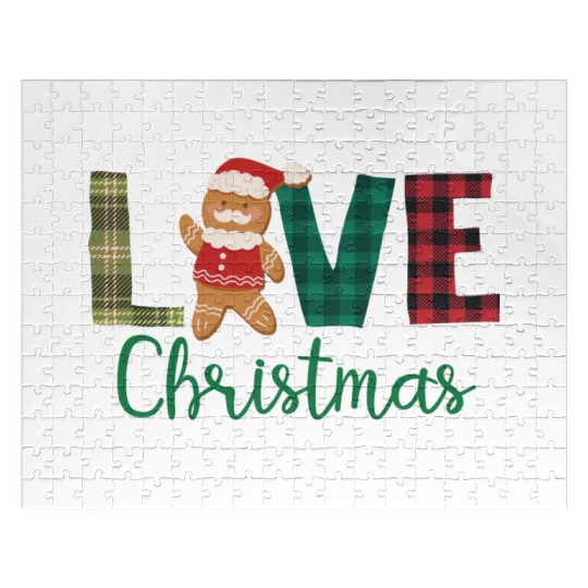 Gingerbread Santa Christmas Lover Jigsaw Puzzles