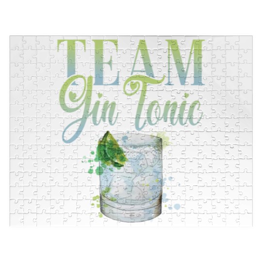 Team Gin Tonic Cocktail for Bartender Jigsaw Puzzles