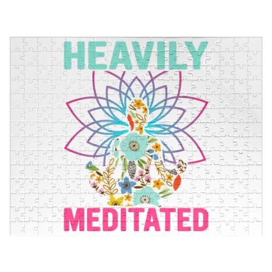 Heavily Meditated Yoga Class Teacher Jigsaw Puzzles