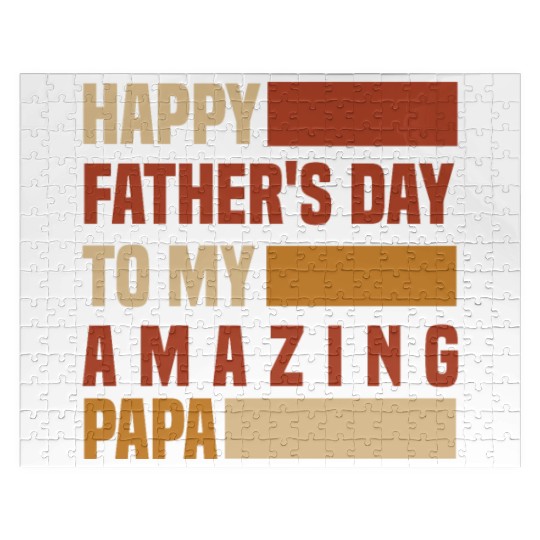Happy Father's Day To My Amazing Step Dad Jigsaw Puzzles