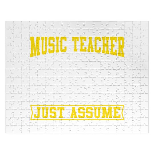 I'm A Music Teacher To Save Time Jigsaw Puzzles