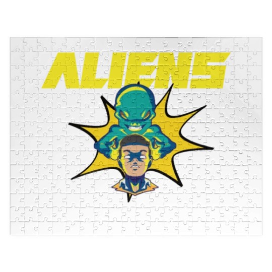 Alien Extraterrestrial Area 51 UFO Space Geek Gift Jigsaw Puzzles