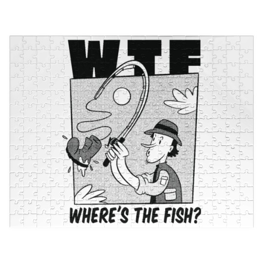 WTF Where's the fish WTF Where's the fish inspirat Jigsaw Puzzles