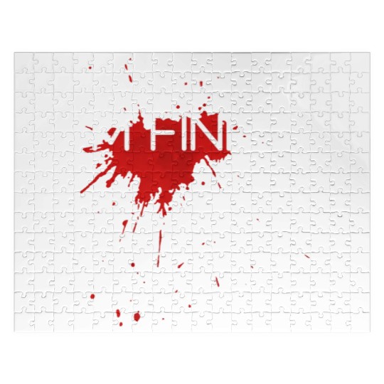 I'm fine design, funny & bloody design Jigsaw Puzzles