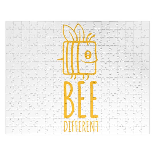 bee different saying quote Jigsaw Puzzles