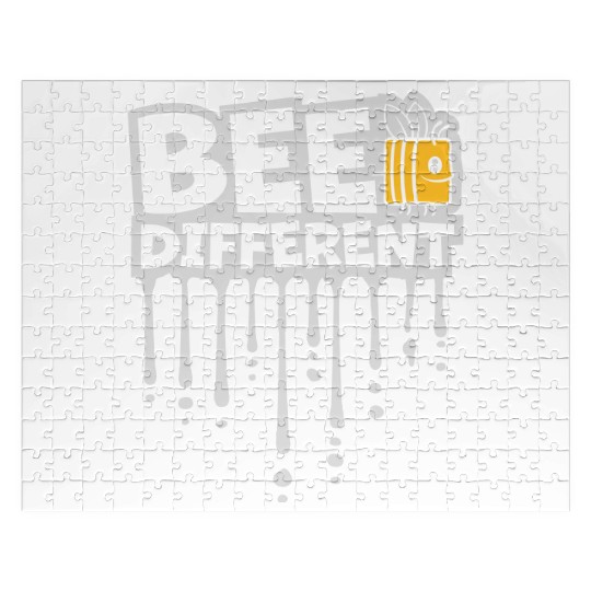 bee different saying quote Jigsaw Puzzles