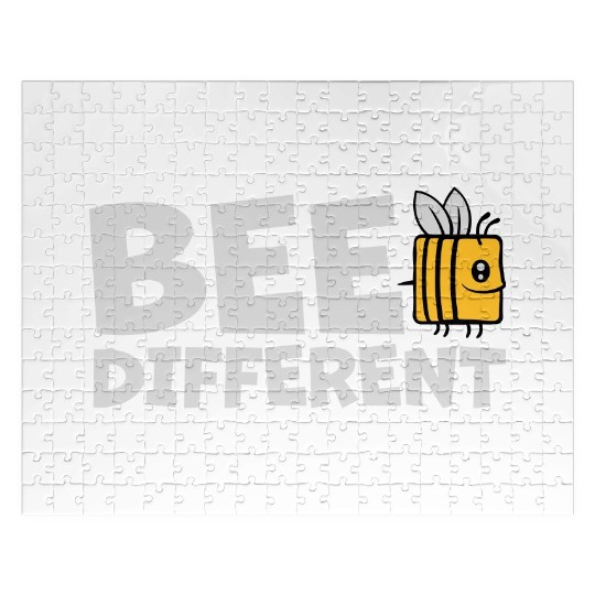 bee different saying quote Jigsaw Puzzles
