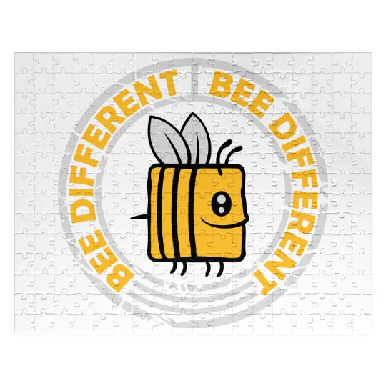 bee different saying quote Jigsaw Puzzles