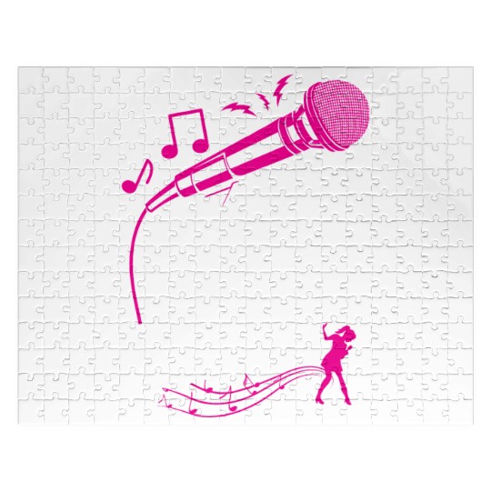 Karaoke Singer I Survived Karaoke Jigsaw Puzzles