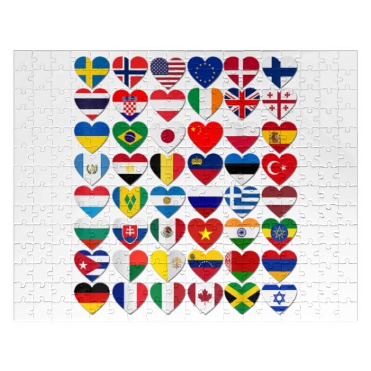 Flags of the Countries of the World International Jigsaw Puzzles