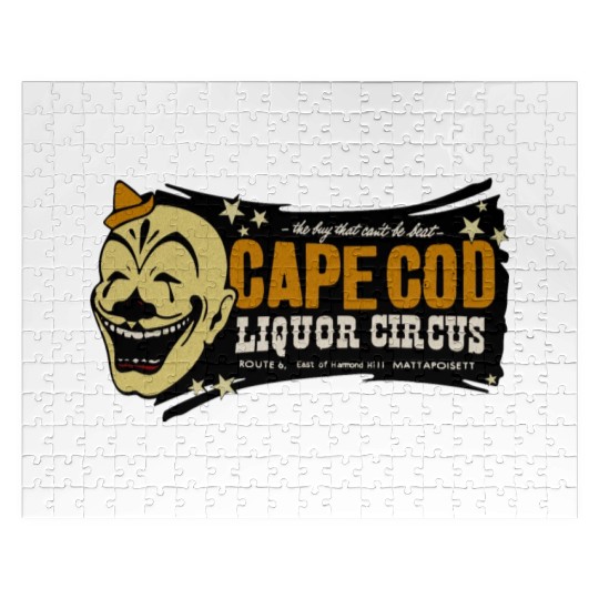 Vintage Clown Liquor Store Jigsaw Puzzles