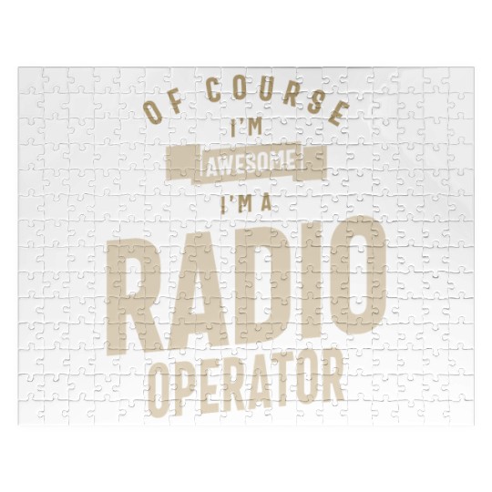 Radio Operator Job Occupation Birthday Worker Jigsaw Puzzles