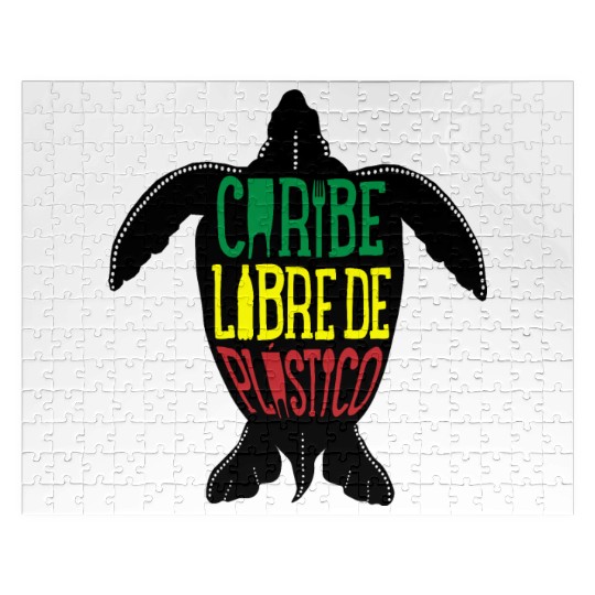 Caribe Libre de Plastico rasta Jigsaw Puzzles