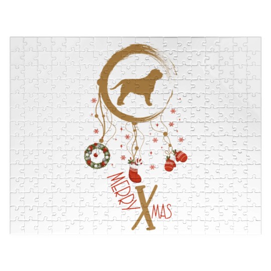 dog dreamcatcher Christmas Otterhound Jigsaw Puzzles