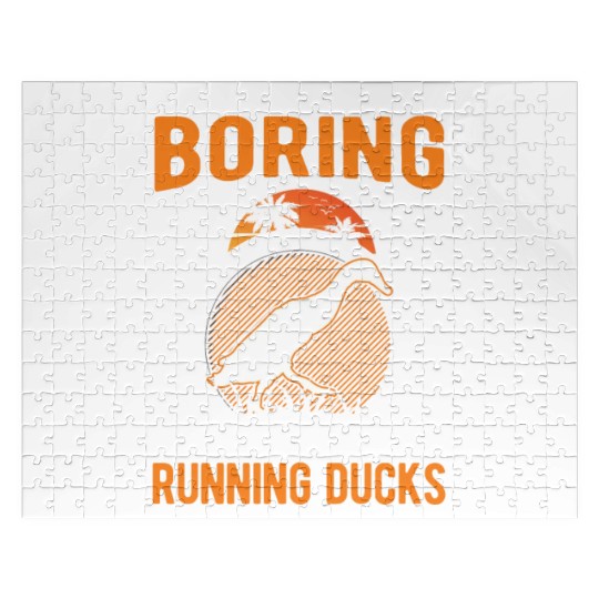 Running Duck Gift Bottle Jigsaw Puzzles