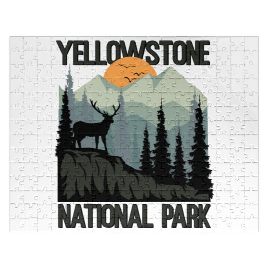 YStone National Park Mountains Wilderness Jigsaw Puzzles