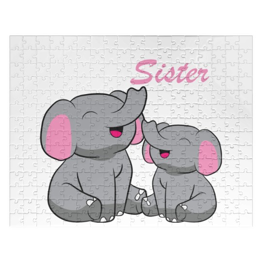 Elephants - Big Sister Jigsaw Puzzles