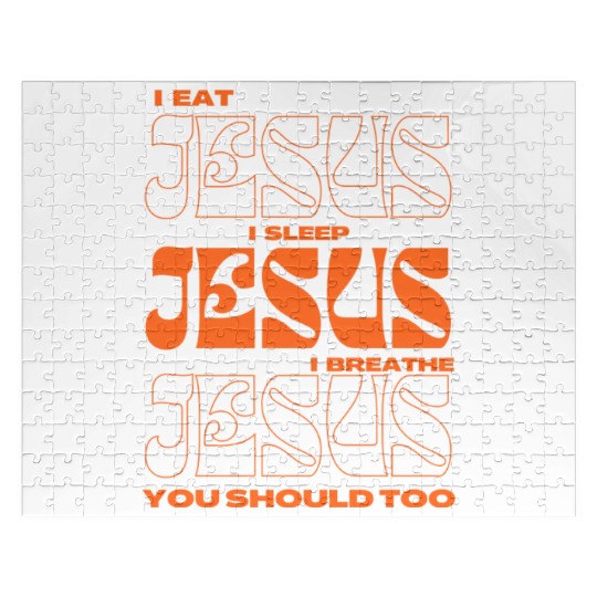 Eat Sleep Breath Jigsaw Puzzles