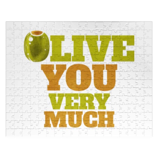 Olive I love You Very Much - Love Veggies Jigsaw Puzzles