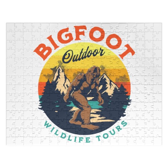 Bigfoot Outdoor Wild Nature Tours Jigsaw Puzzles