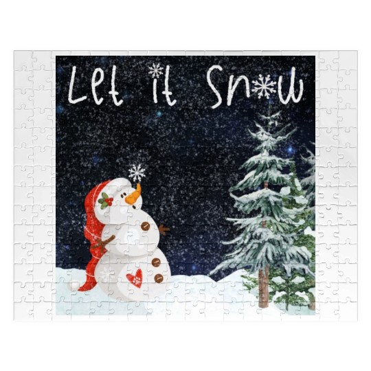 Snowman - Let it snow Jigsaw Puzzles