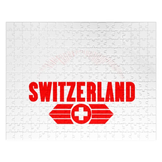 Switzerland Matterhorn Flag Gift Idea Jigsaw Puzzles