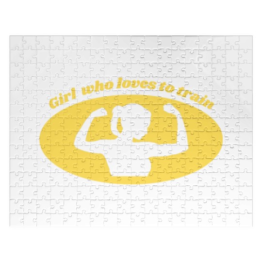 GYM Girl who loves to train Jigsaw Puzzles