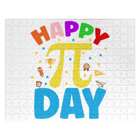 Happy Pi Day Kids Math Teachers Student Professor Jigsaw Puzzles