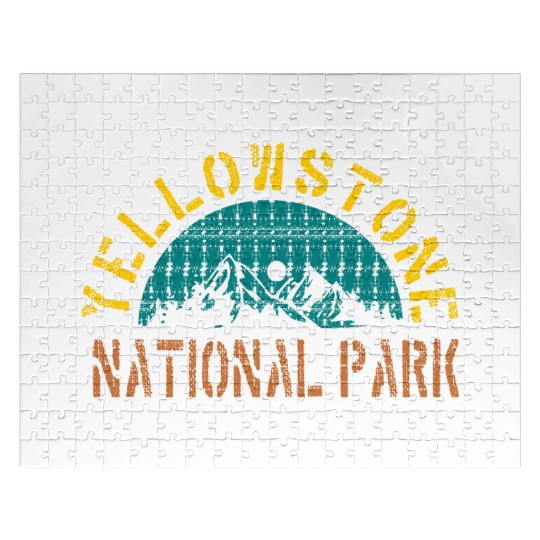 Vintage YStone National Park Retro 80s Jigsaw Puzzles