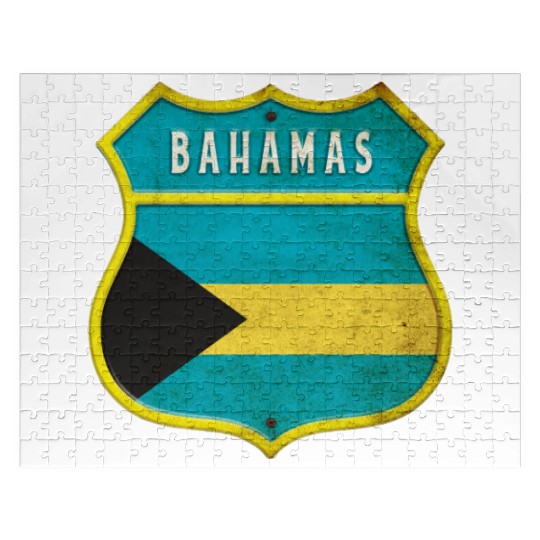 Bahamas coat of arms flag design Jigsaw Puzzles