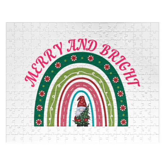 Merry and bright Christmas Jigsaw Puzzles