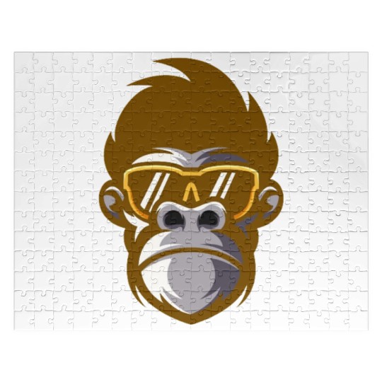 monkey face Jigsaw Puzzles