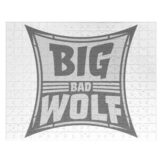big bad wolf quote Jigsaw Puzzles