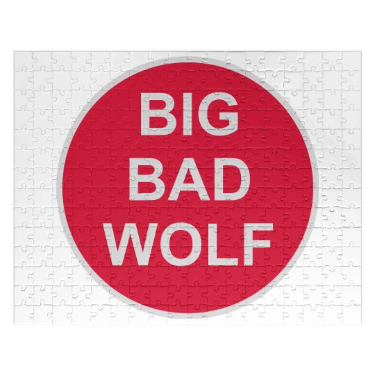 big bad wolf quote Jigsaw Puzzles