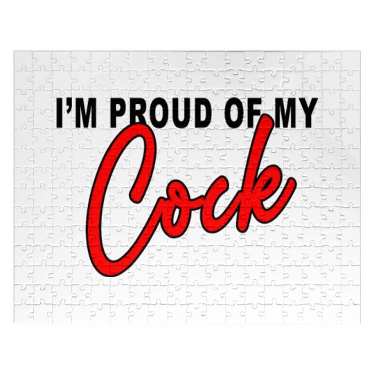 I m proud of my cock Classic Jigsaw Puzzles