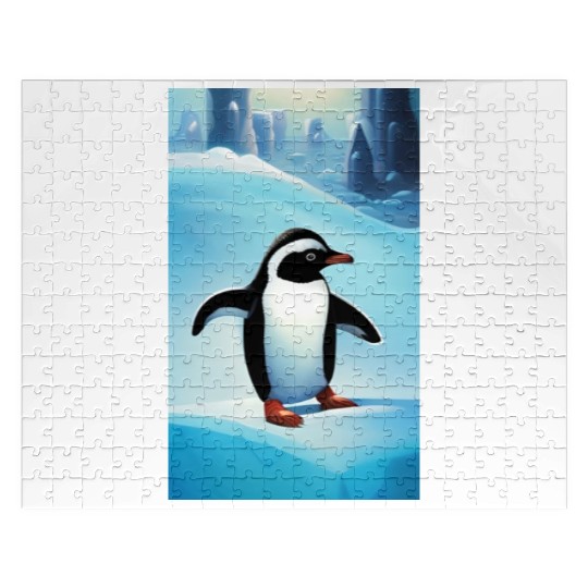 Penguin on ice Jigsaw Puzzles